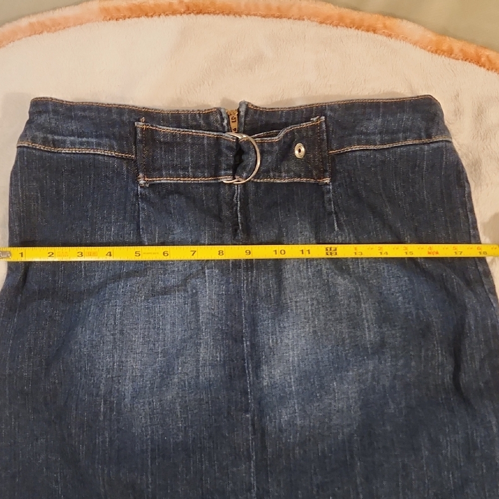 Arden B Navy Denim with Tan Stitching - Picture 3 of 3